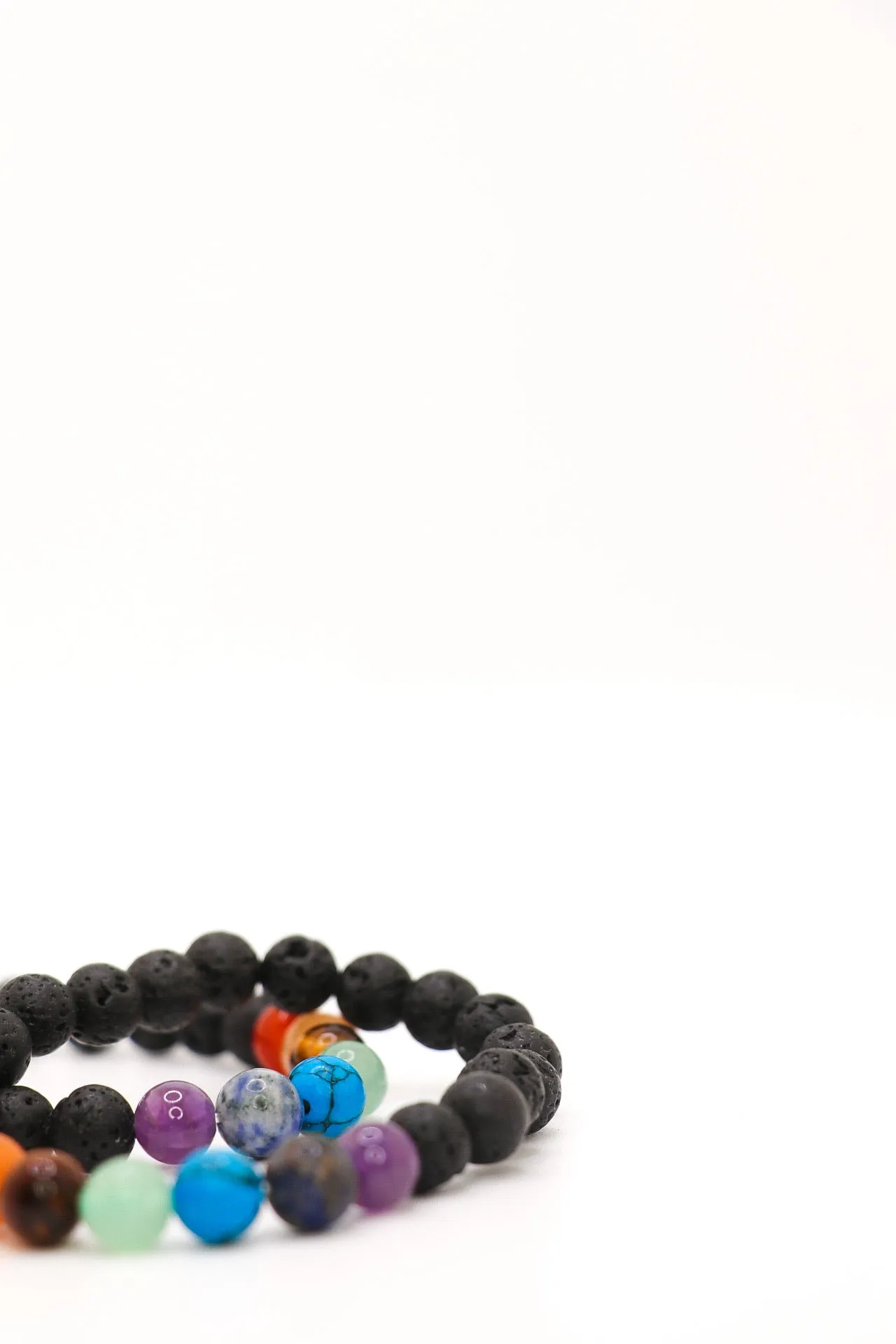 Lava Bead Chakra Bracelet