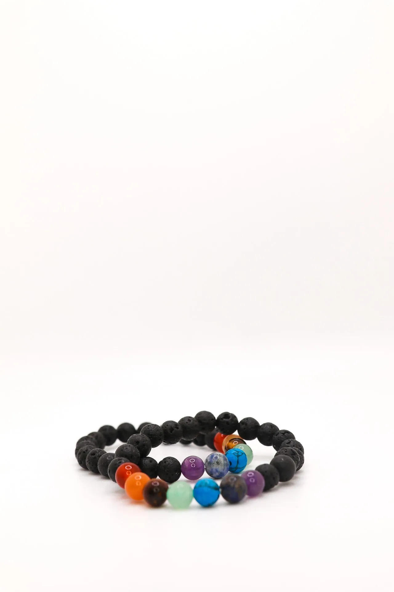 Lava Bead Chakra Bracelet