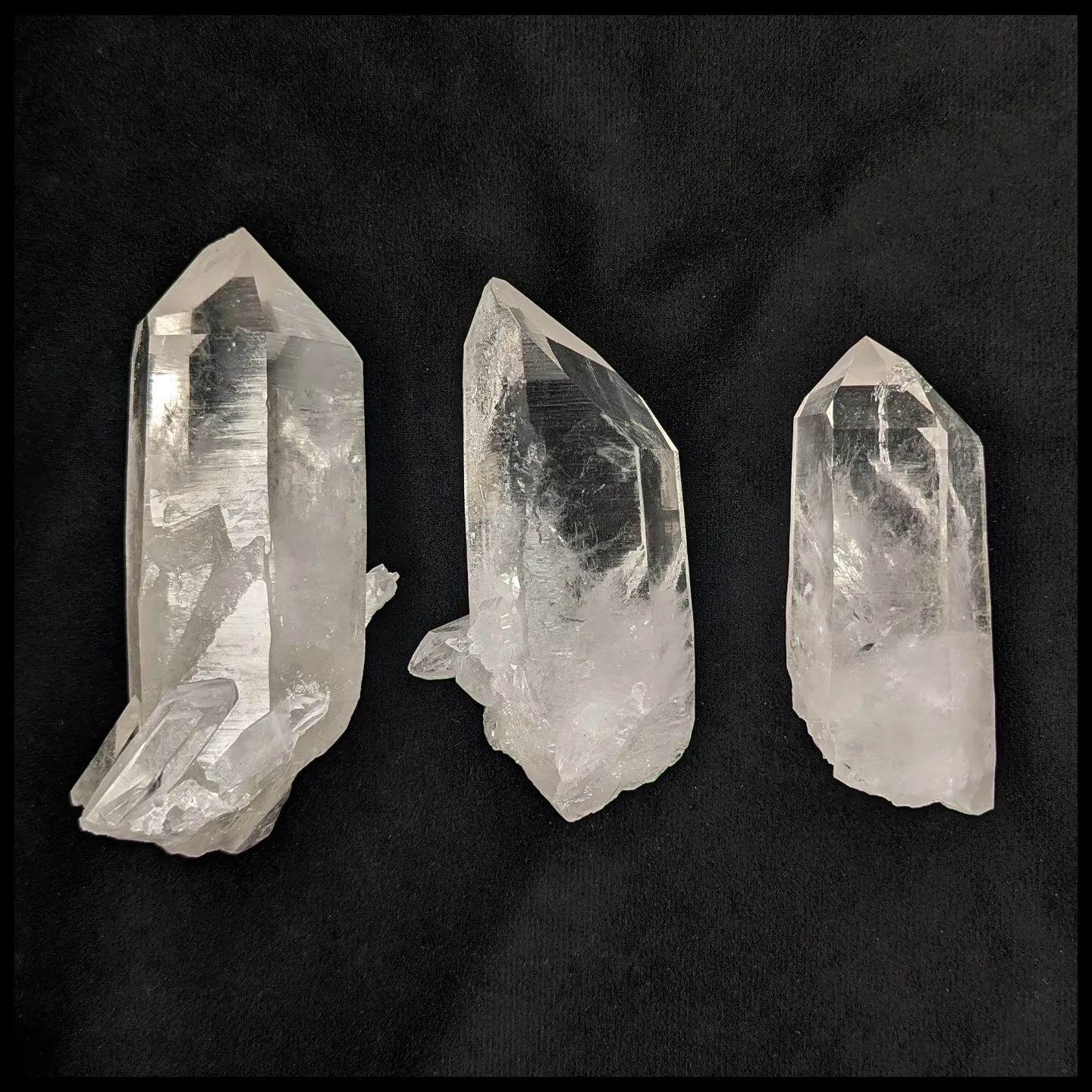 Lemurian Quartz Crystal - Multiple Sizes Available