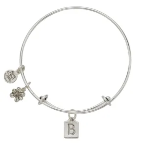 Letter B Charm Bangle Bracelet