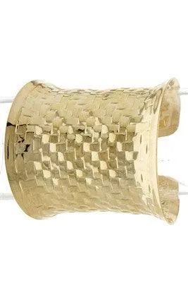 METAL BRAID PATTERN CUFF