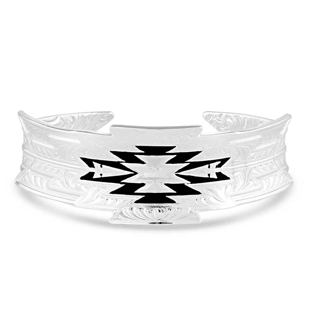 Montana Silversmiths® Women's Summer Storm Geometric Cuff Bracelet