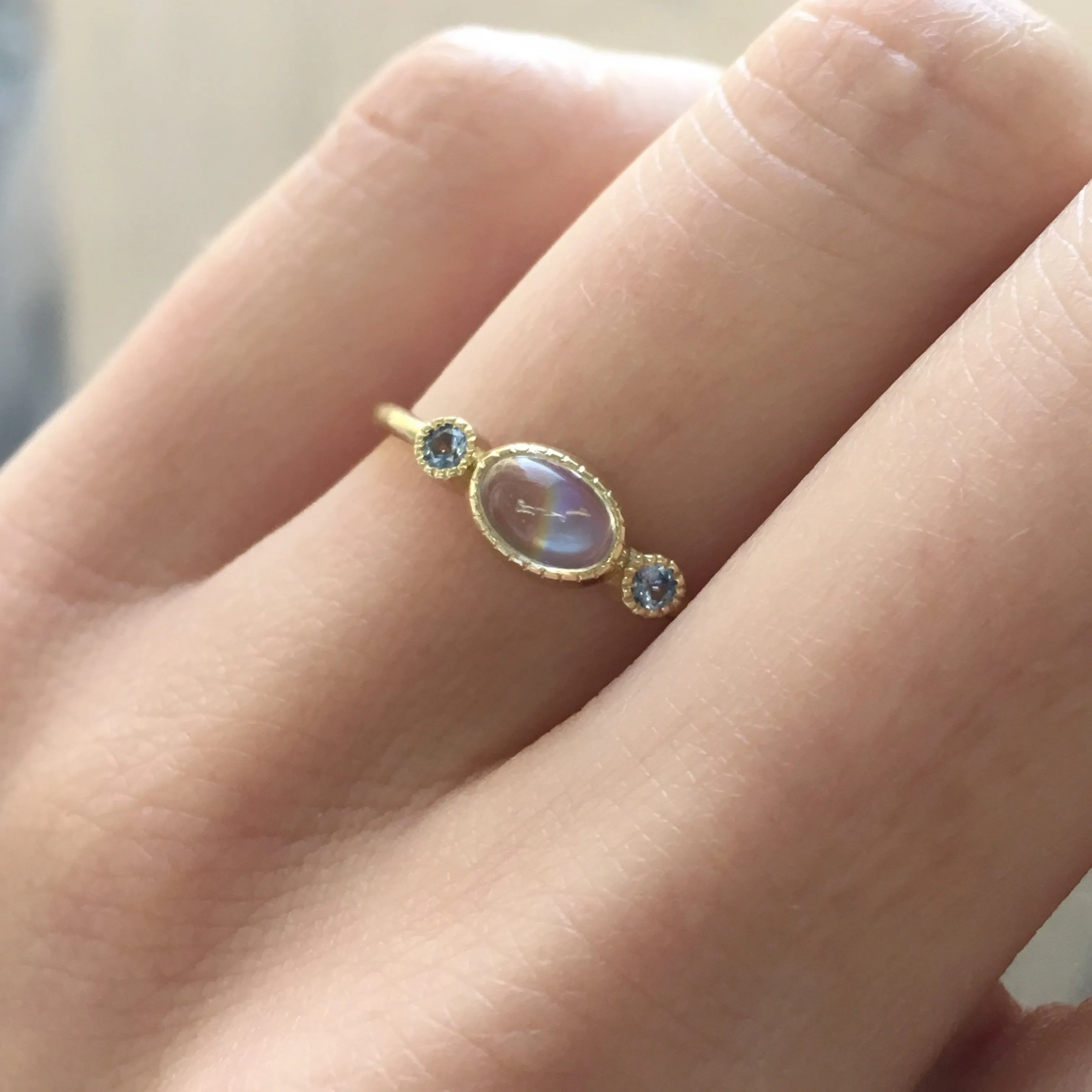 Moonstone Reese Ring (ready to ship option)*