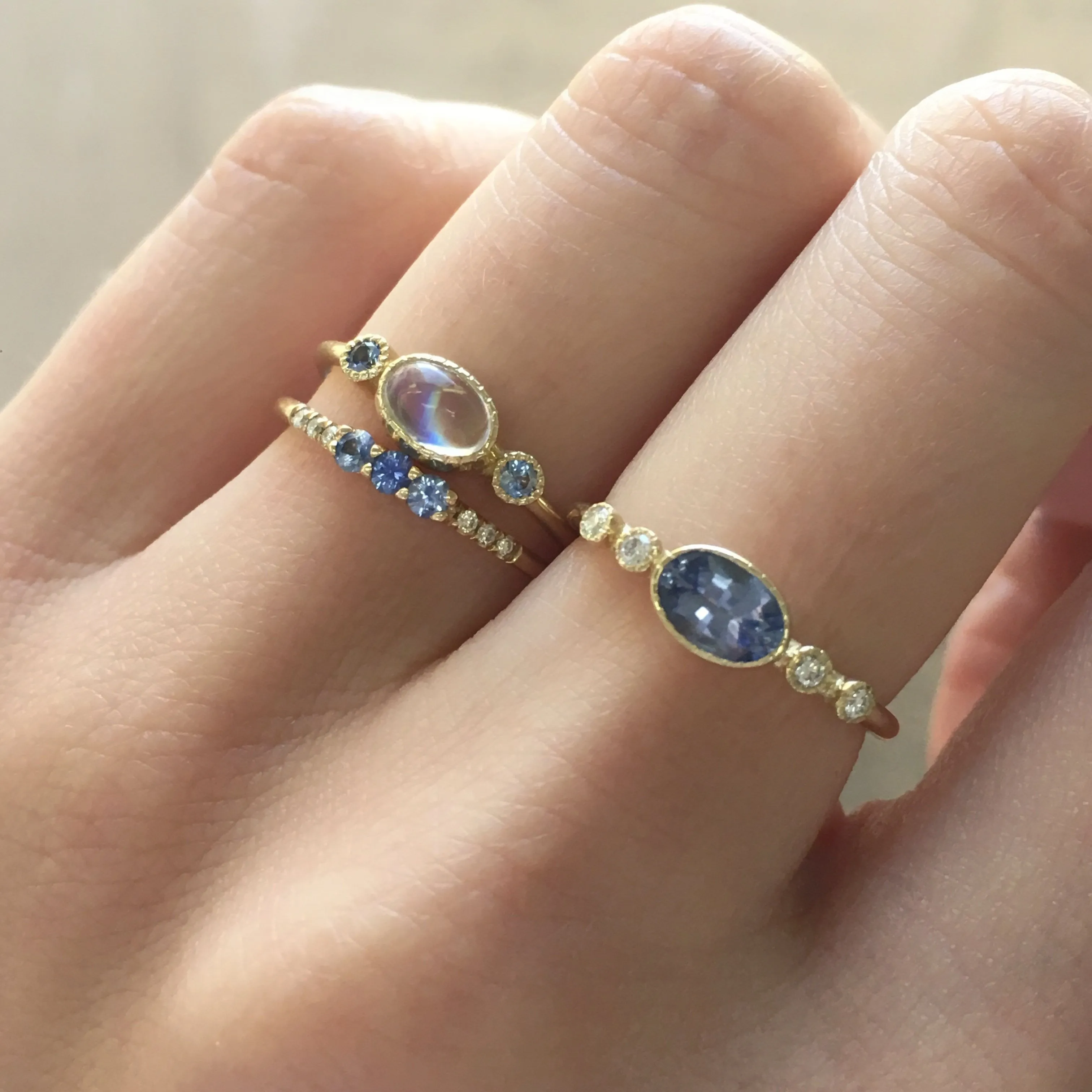 Moonstone Reese Ring (ready to ship option)*