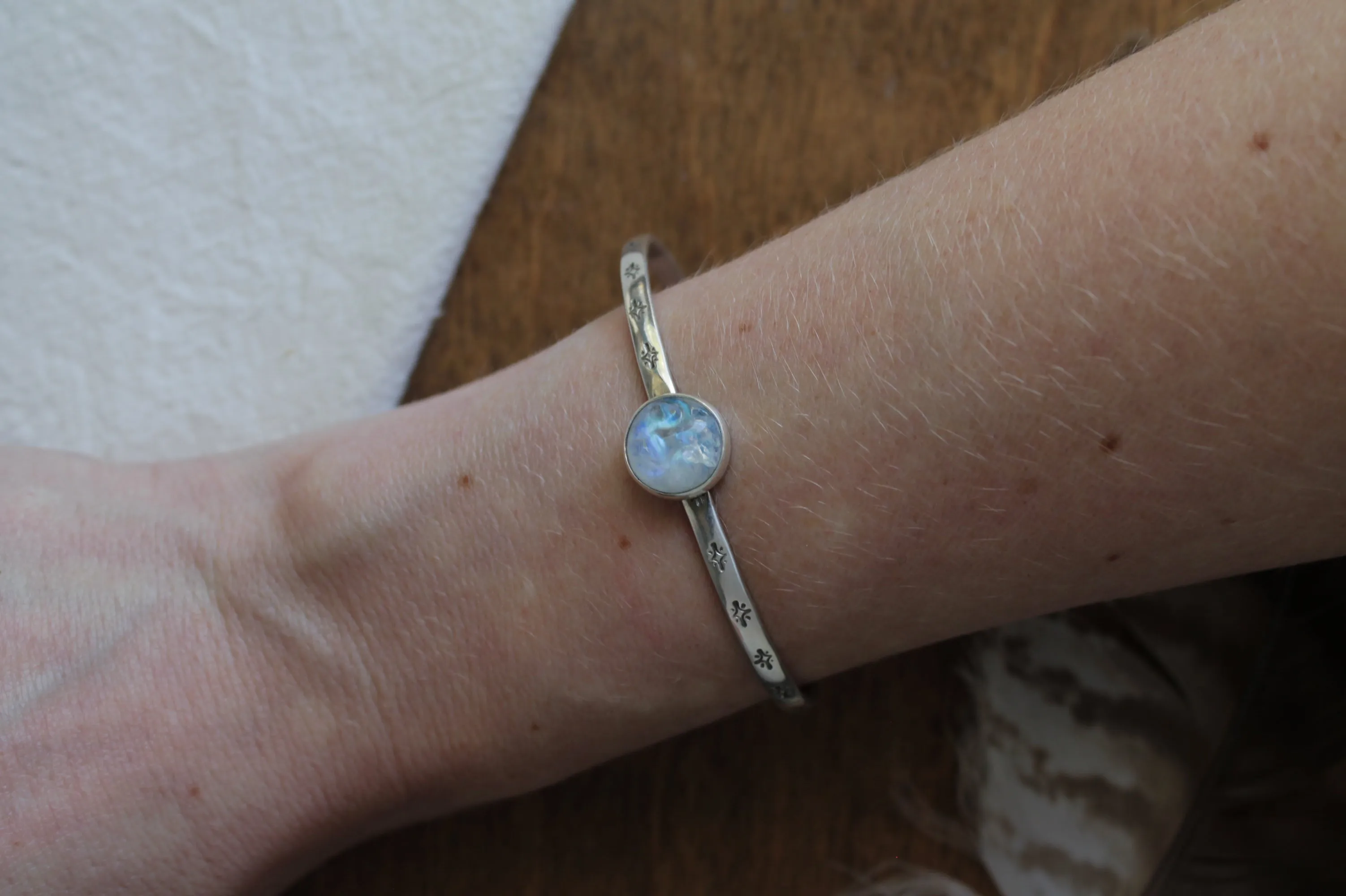 Moonstone Stacker Cuff