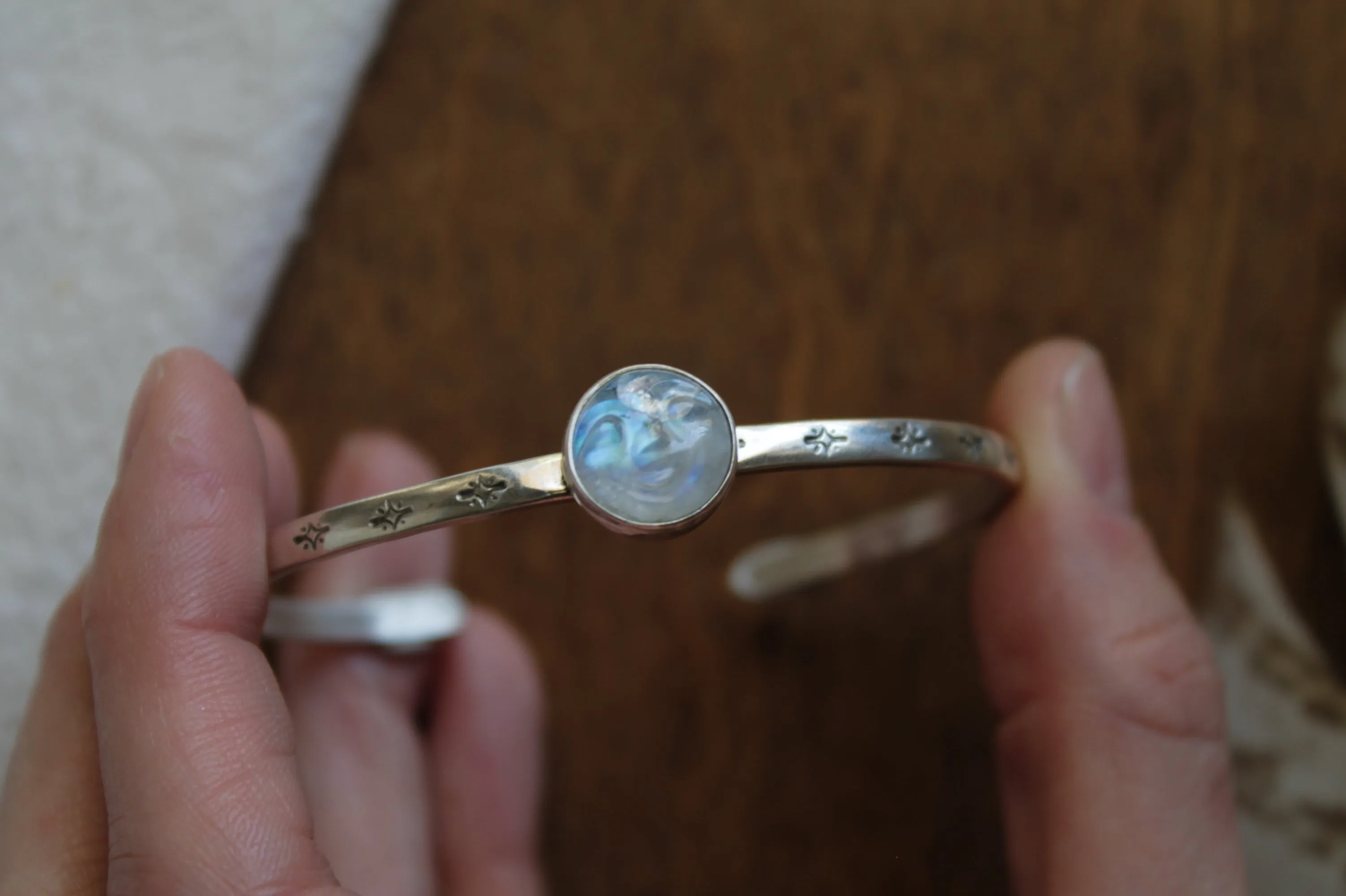 Moonstone Stacker Cuff