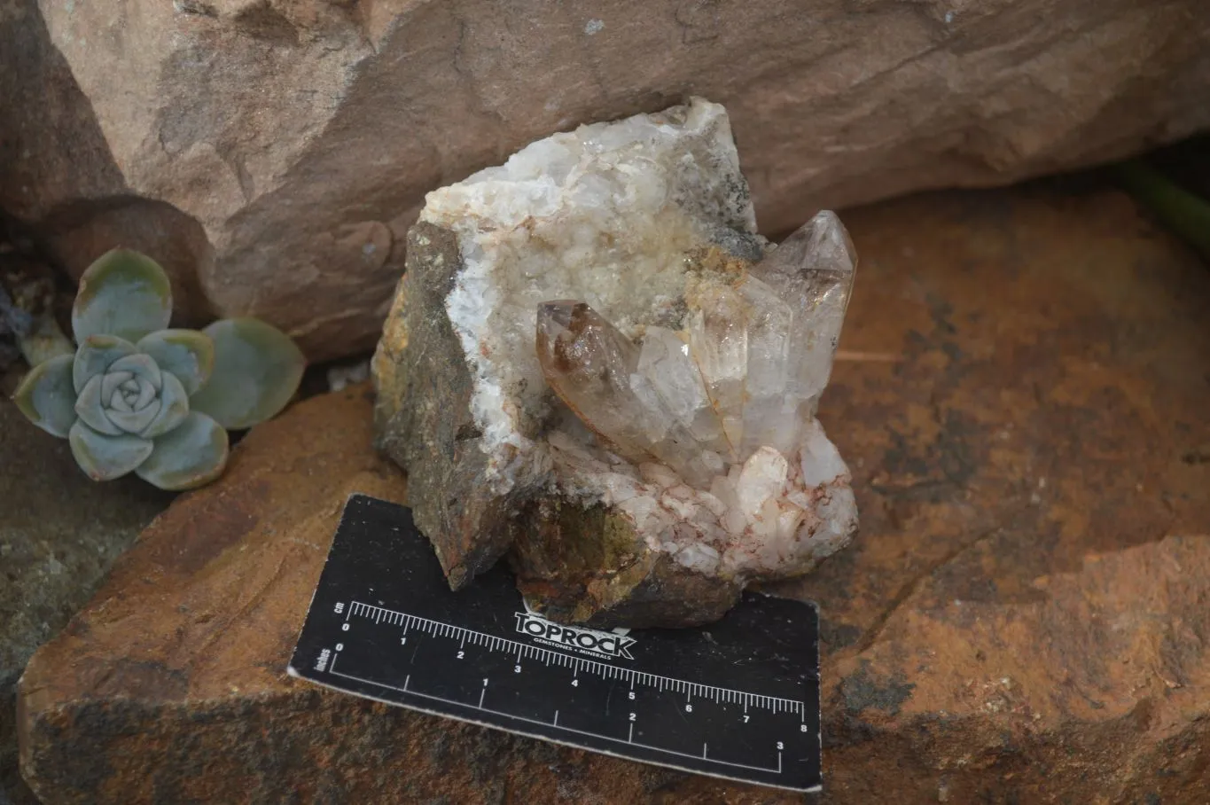 Natural Mixed Brandberg Quartz Matrix Specimens x 3 From Brandberg, Namibia