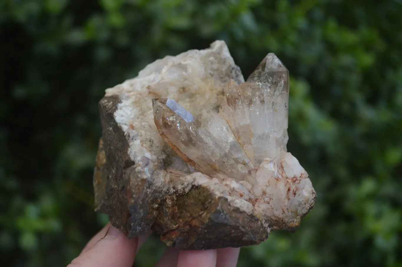 Natural Mixed Brandberg Quartz Matrix Specimens x 3 From Brandberg, Namibia