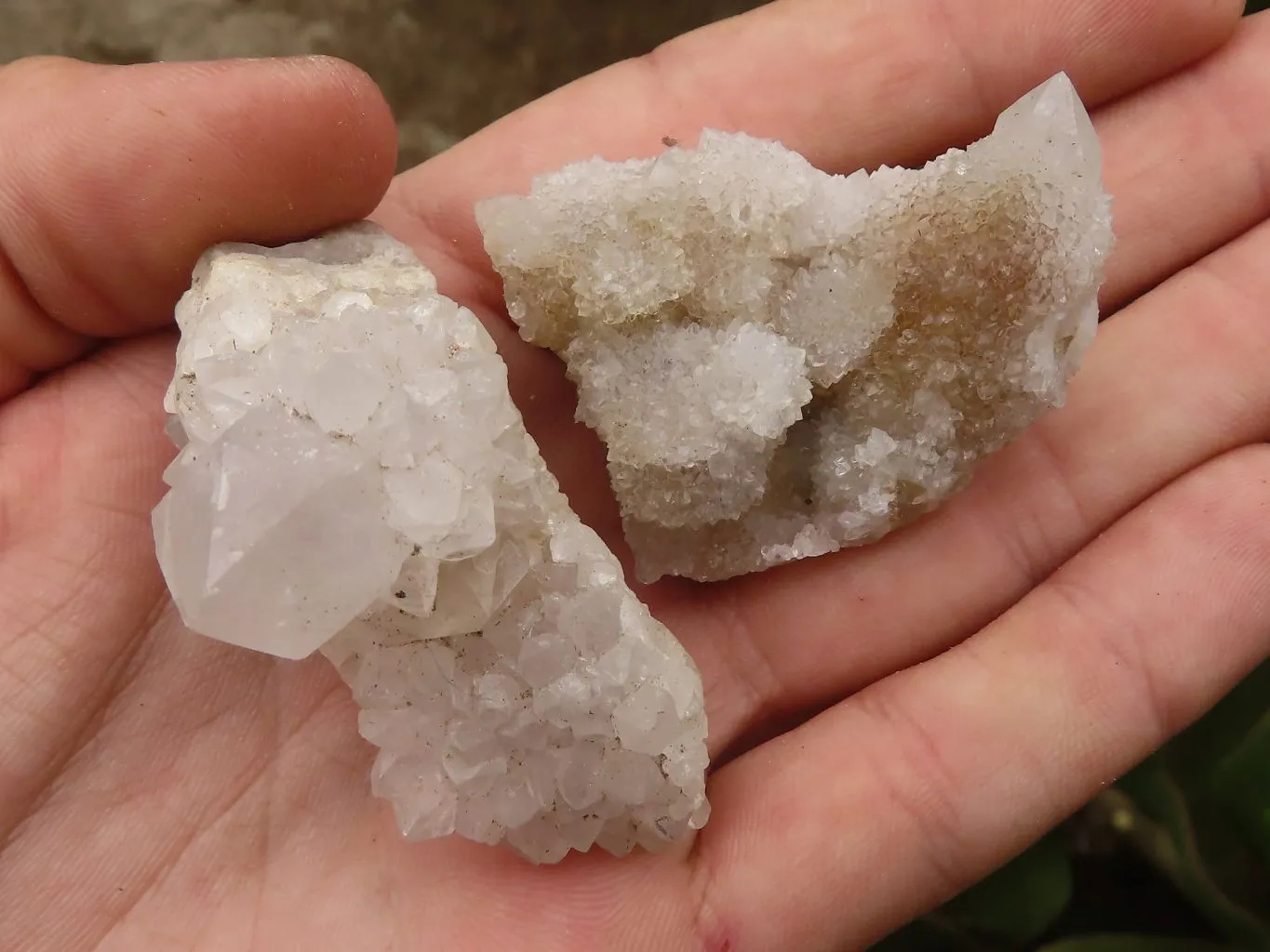 Natural Mixed Selection Of Mini Spirit Quartz Clusters x 35 From Boekenhouthoek, South Africa