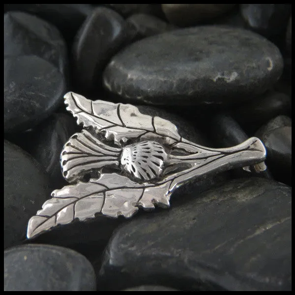 Natural Thistle Brooch