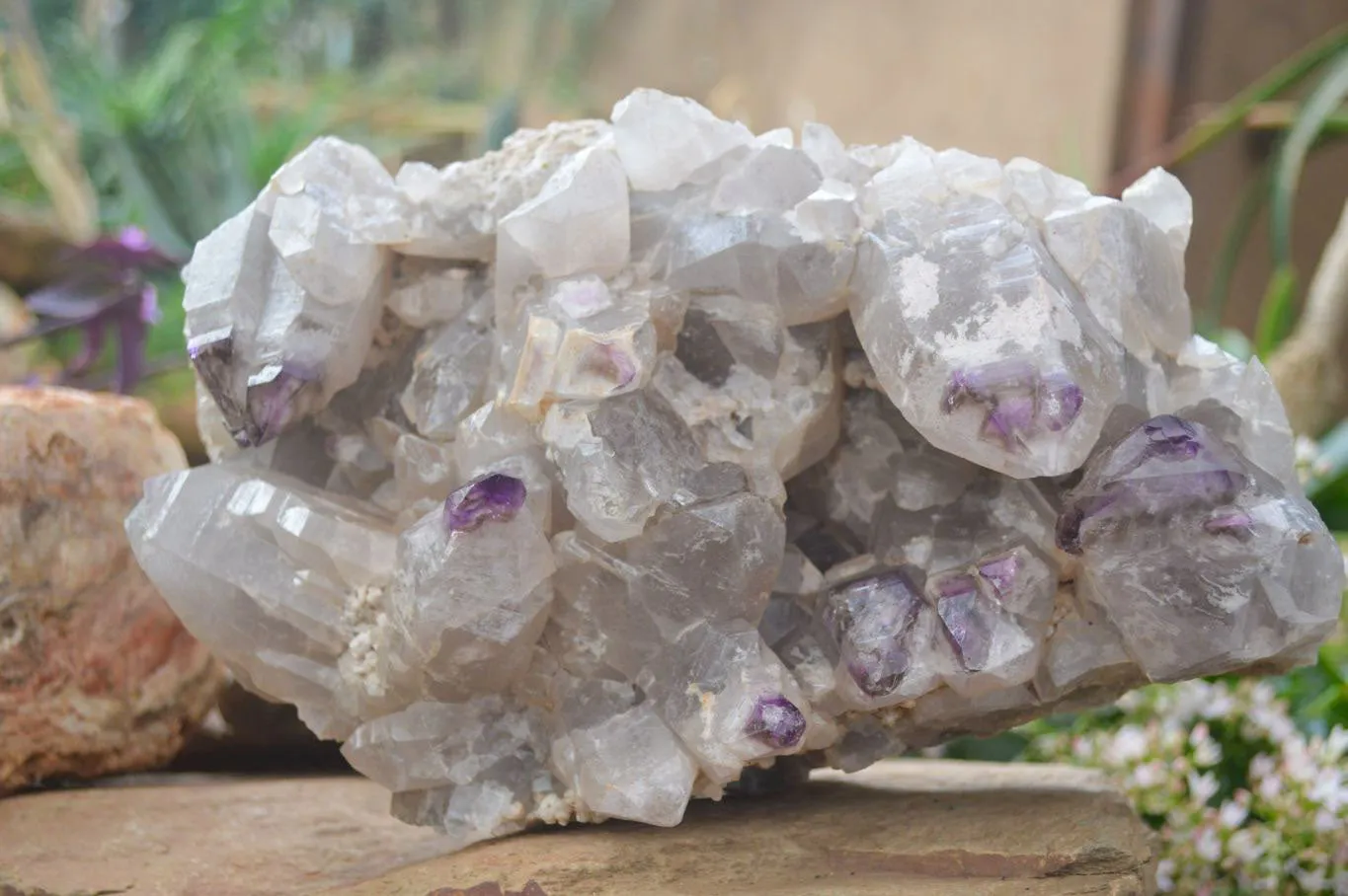 Natural XXL Unusual Brandberg Amethyst Crystal Cluster x 1 From Brandberg, Namibia