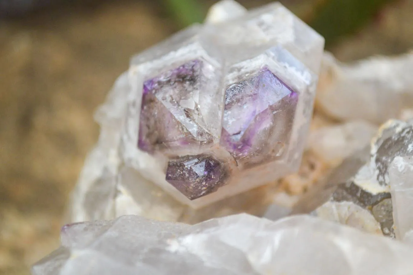 Natural XXL Unusual Brandberg Amethyst Crystal Cluster x 1 From Brandberg, Namibia