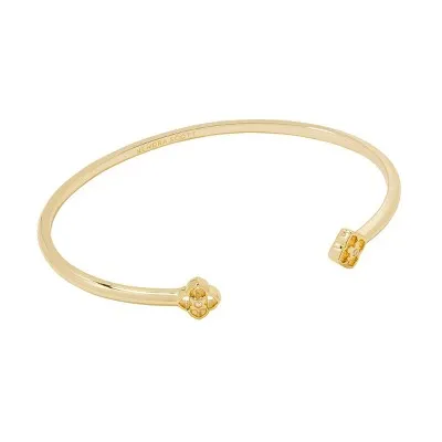 New - Kendra Scott Iris 14K Gold Over Brass Cuff Bracelet - Gold