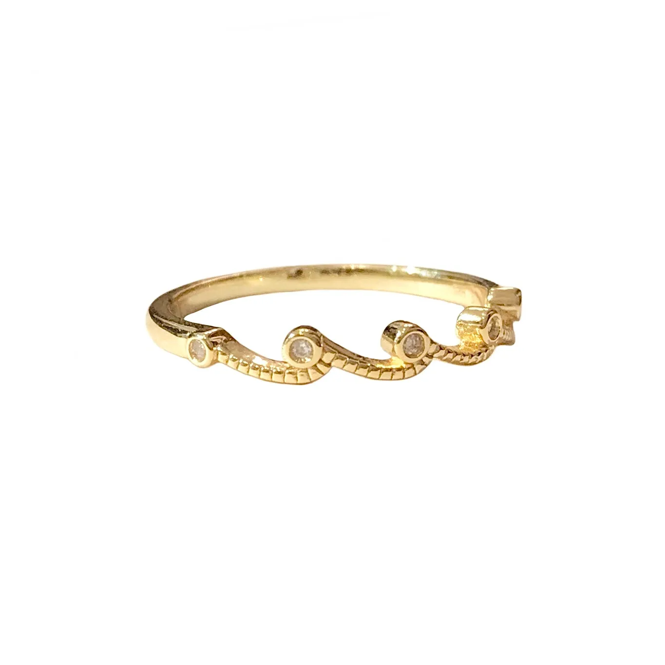 Noelia Mini Wave Ring