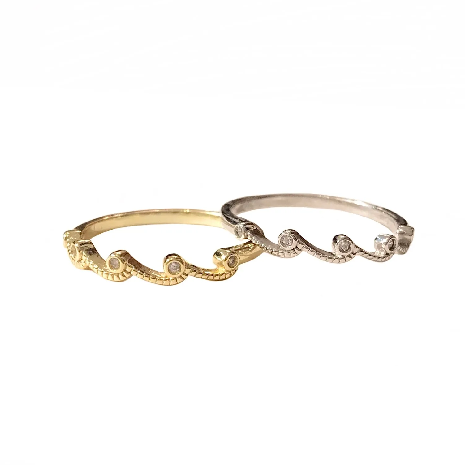 Noelia Mini Wave Ring