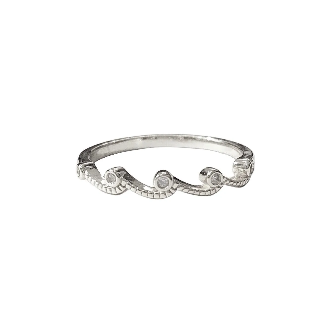 Noelia Mini Wave Ring