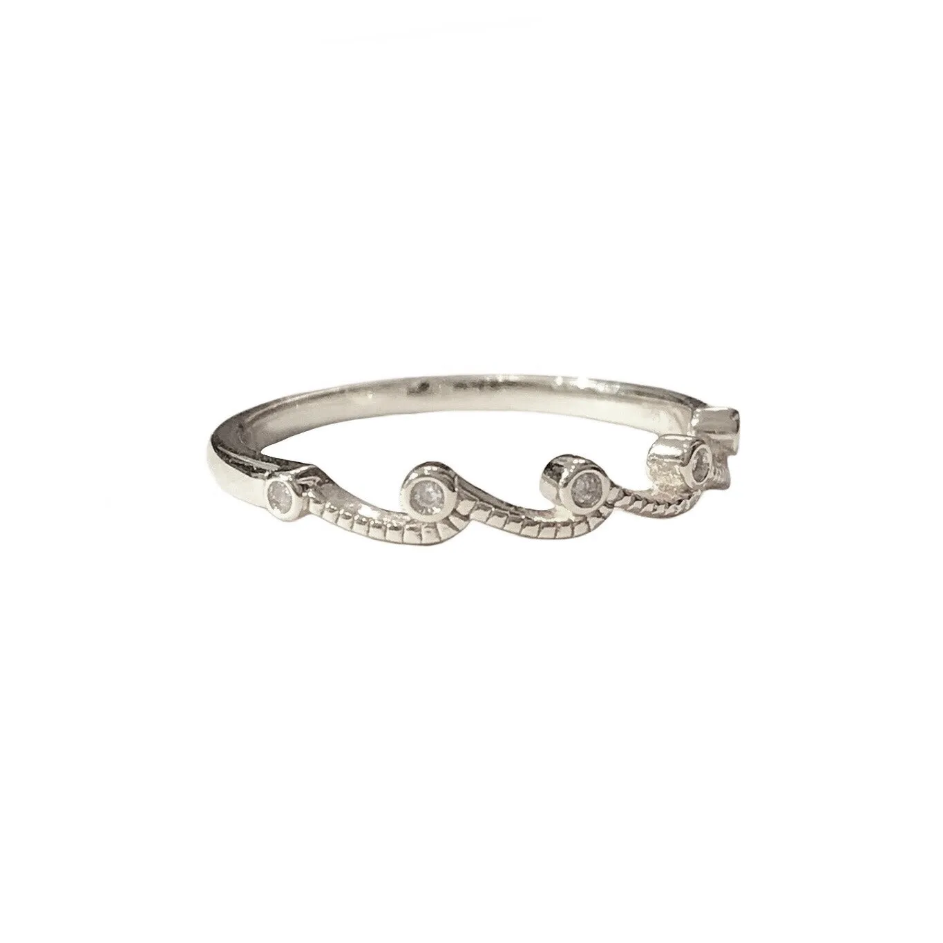 Noelia Mini Wave Ring