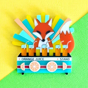 Orange Juice stand 🍊 - Brooch