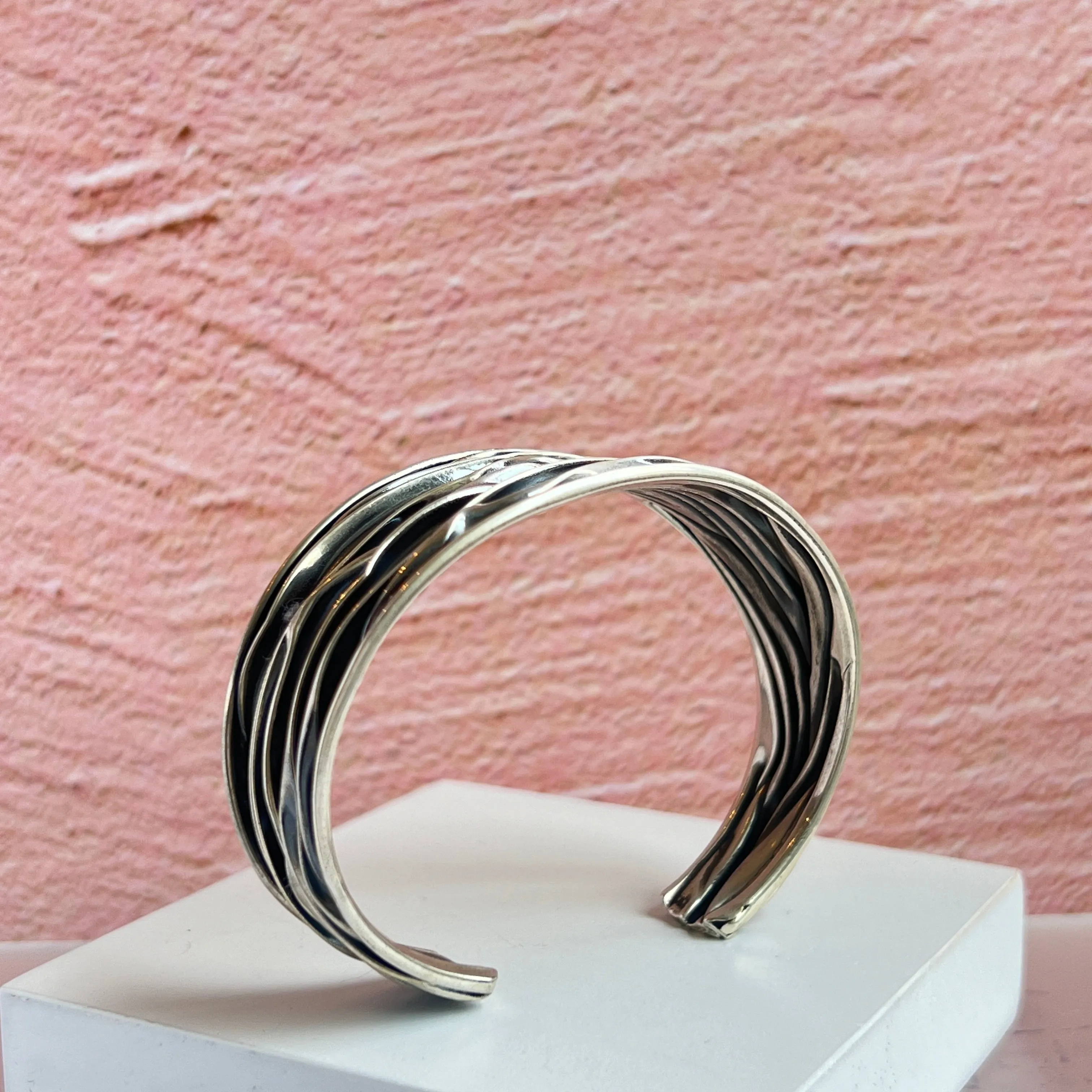 Oxidized Corrugated Cuff