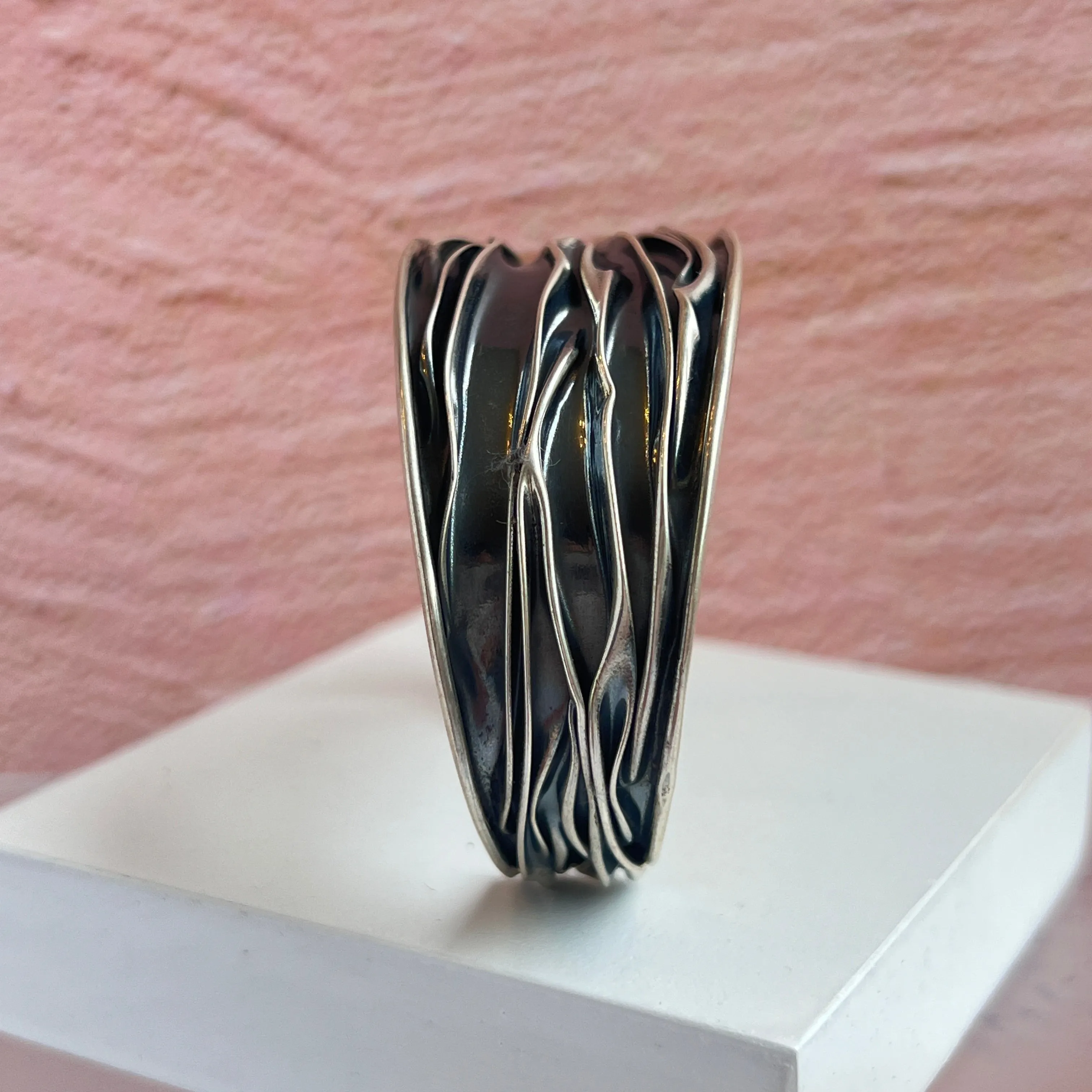 Oxidized Corrugated Cuff