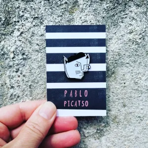 Pablo Picatso Kitty Cat Pin