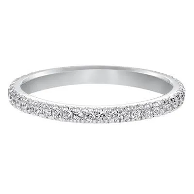 Pave Diamond Eternity Band