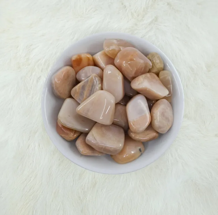 Peach Moonstone Tumbled