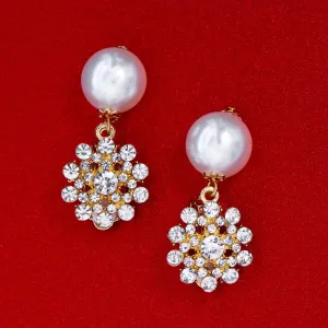 PEARL LUXE STATEMENT EARRINGS