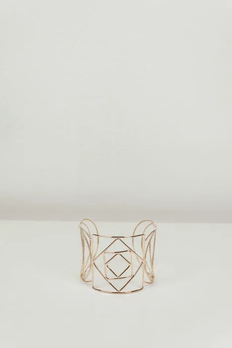 Petite Geometric Cuff Bracelet