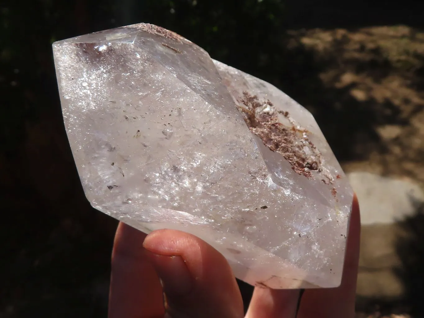 Polished Lovely Pair Of Clear Quartz Points x 2 From Madagascar