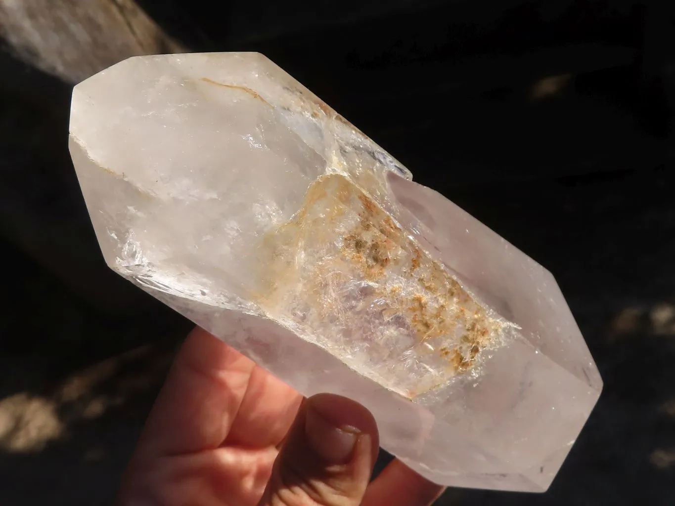 Polished Lovely Pair Of Clear Quartz Points x 2 From Madagascar