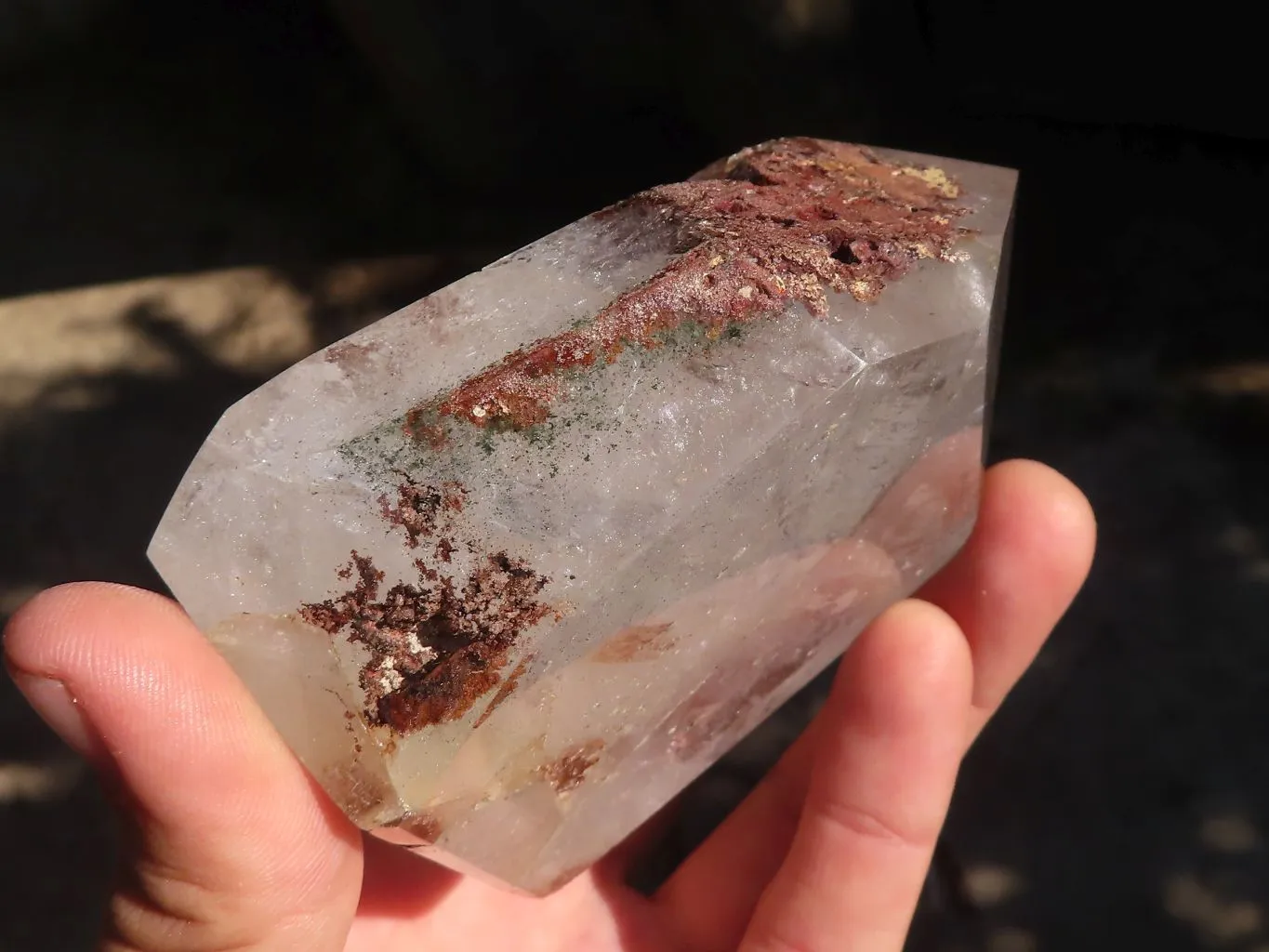 Polished Lovely Pair Of Clear Quartz Points x 2 From Madagascar