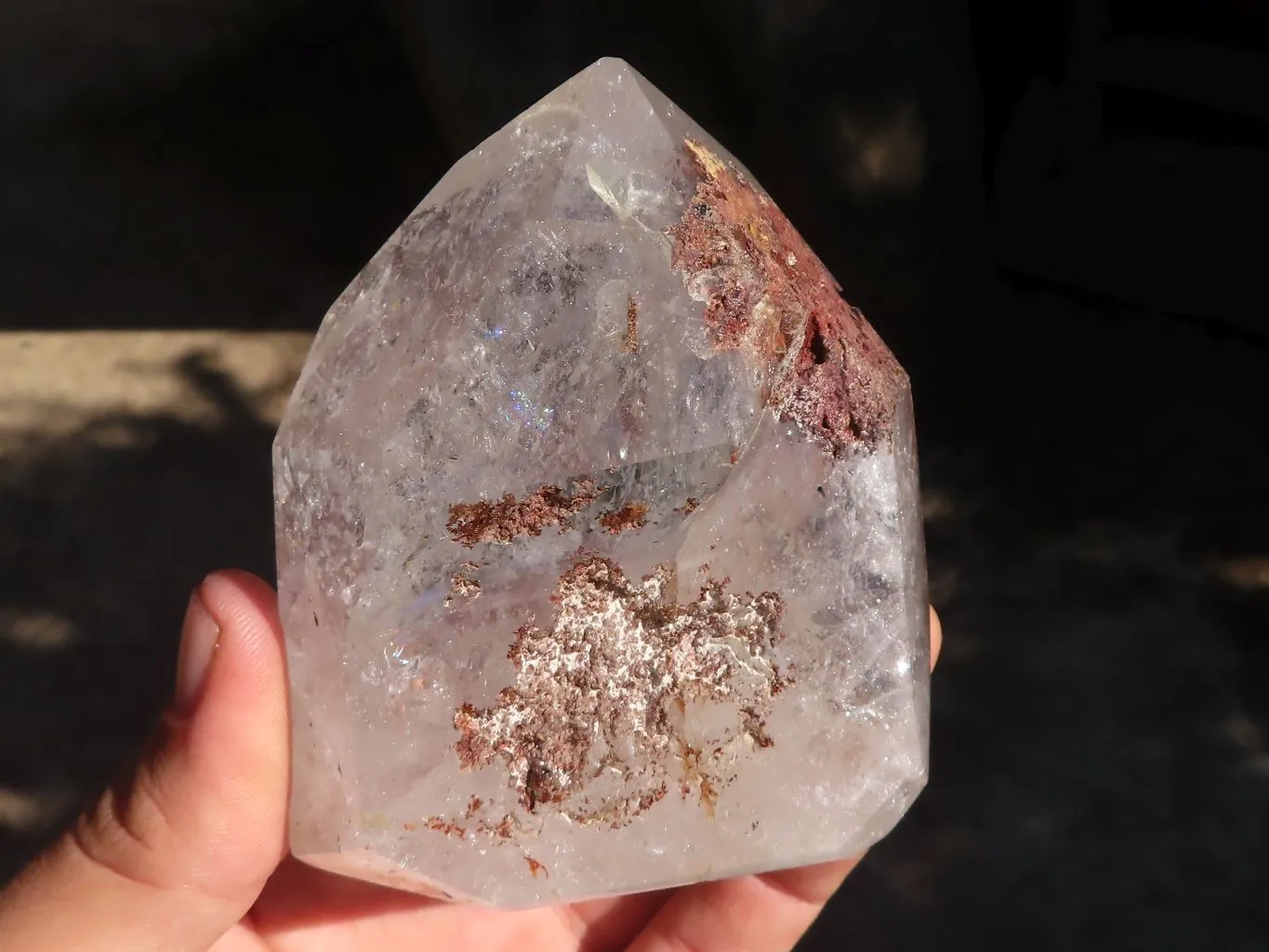 Polished Lovely Pair Of Clear Quartz Points x 2 From Madagascar