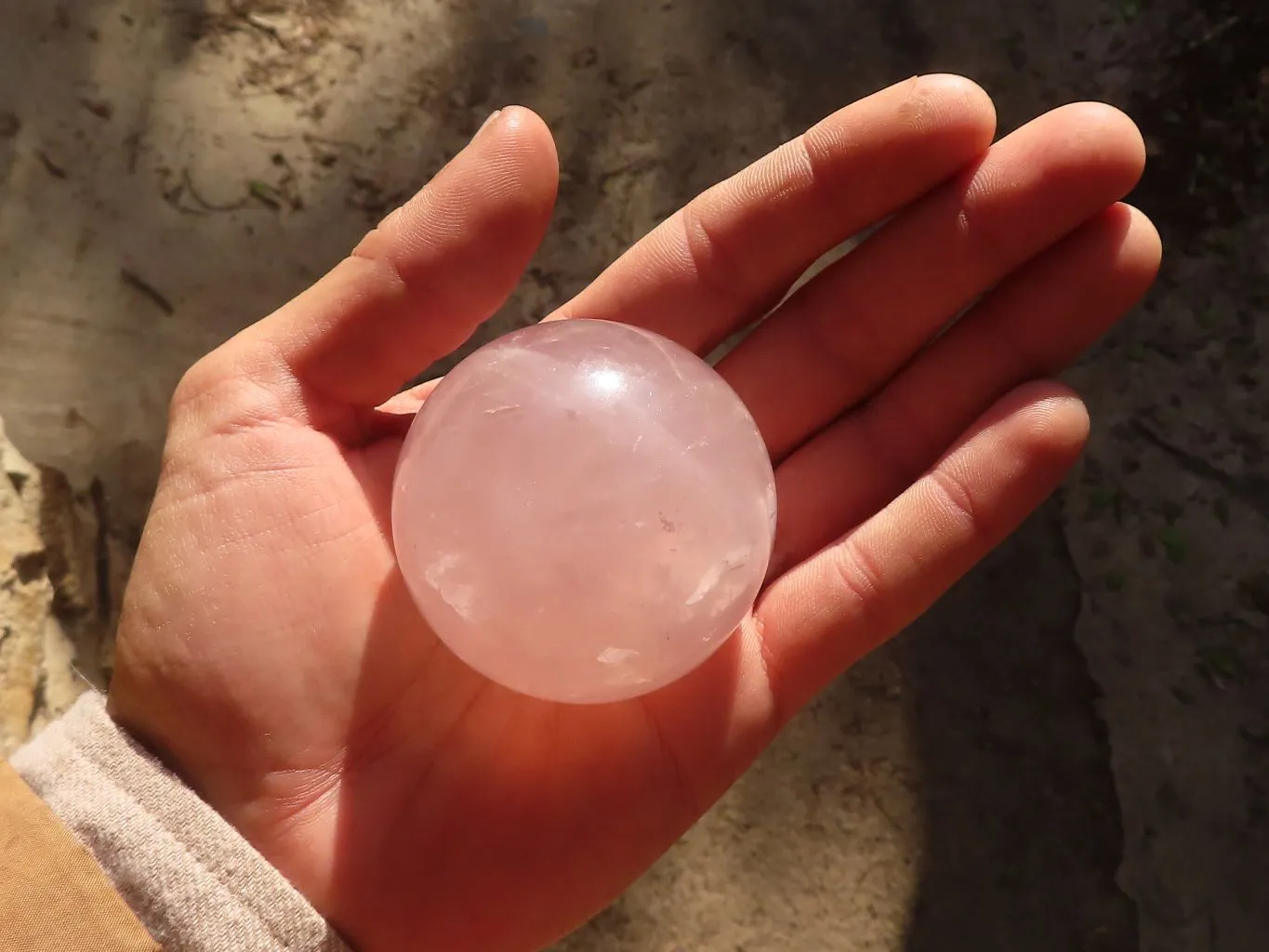 Polished Rare Blue Star Rose Quartz Spheres x 4 From Ambatondrazaka, Madagascar