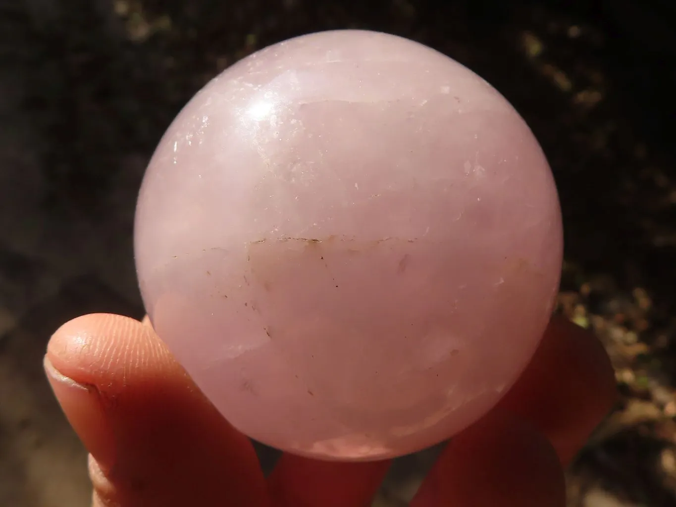 Polished Rare Blue Star Rose Quartz Spheres x 4 From Ambatondrazaka, Madagascar