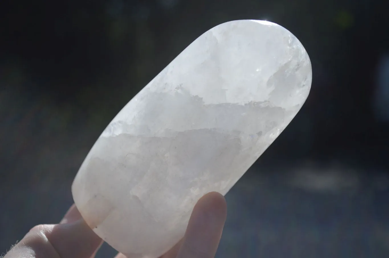 Polished Rock Crystal Quartz Standing Free Forms x 4 From Ambatondrazaka, Madagascar