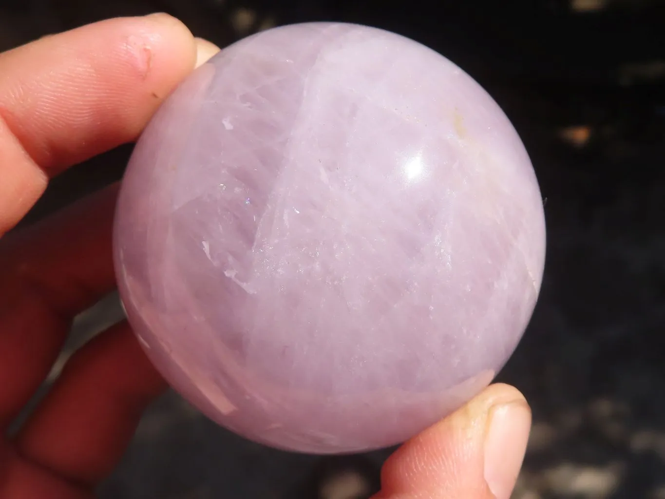 Polished Star Blue Rose Quartz Spheres x 3 From Ambatondrazaka, Madagascar