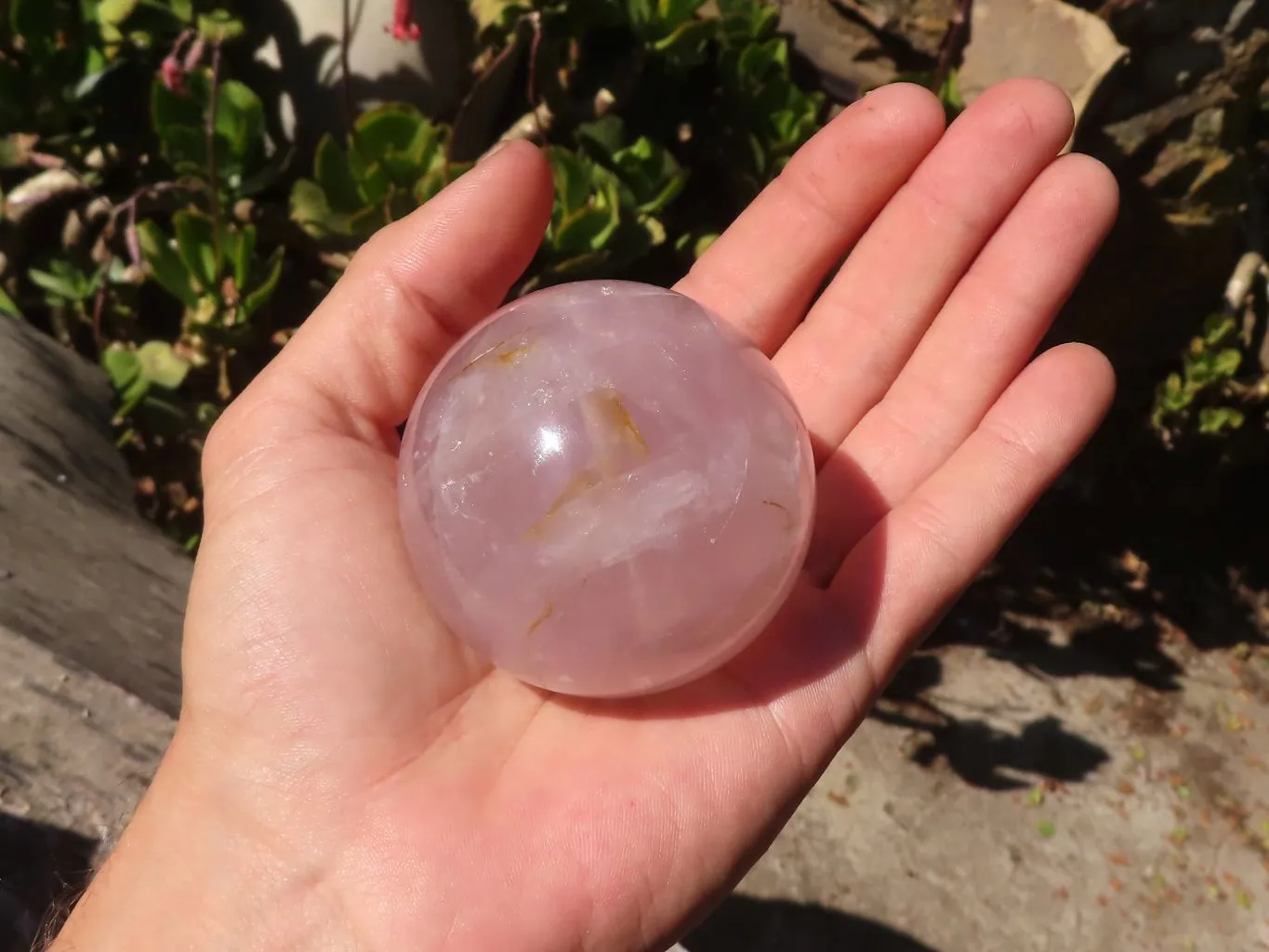 Polished Star Blue Rose Quartz Spheres x 3 From Ambatondrazaka, Madagascar