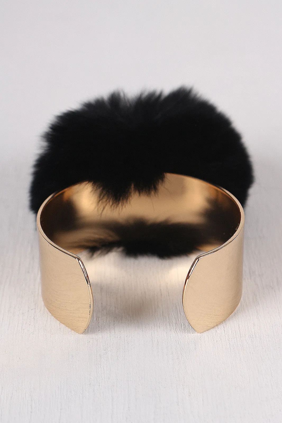 Pom Cuff Bracelet