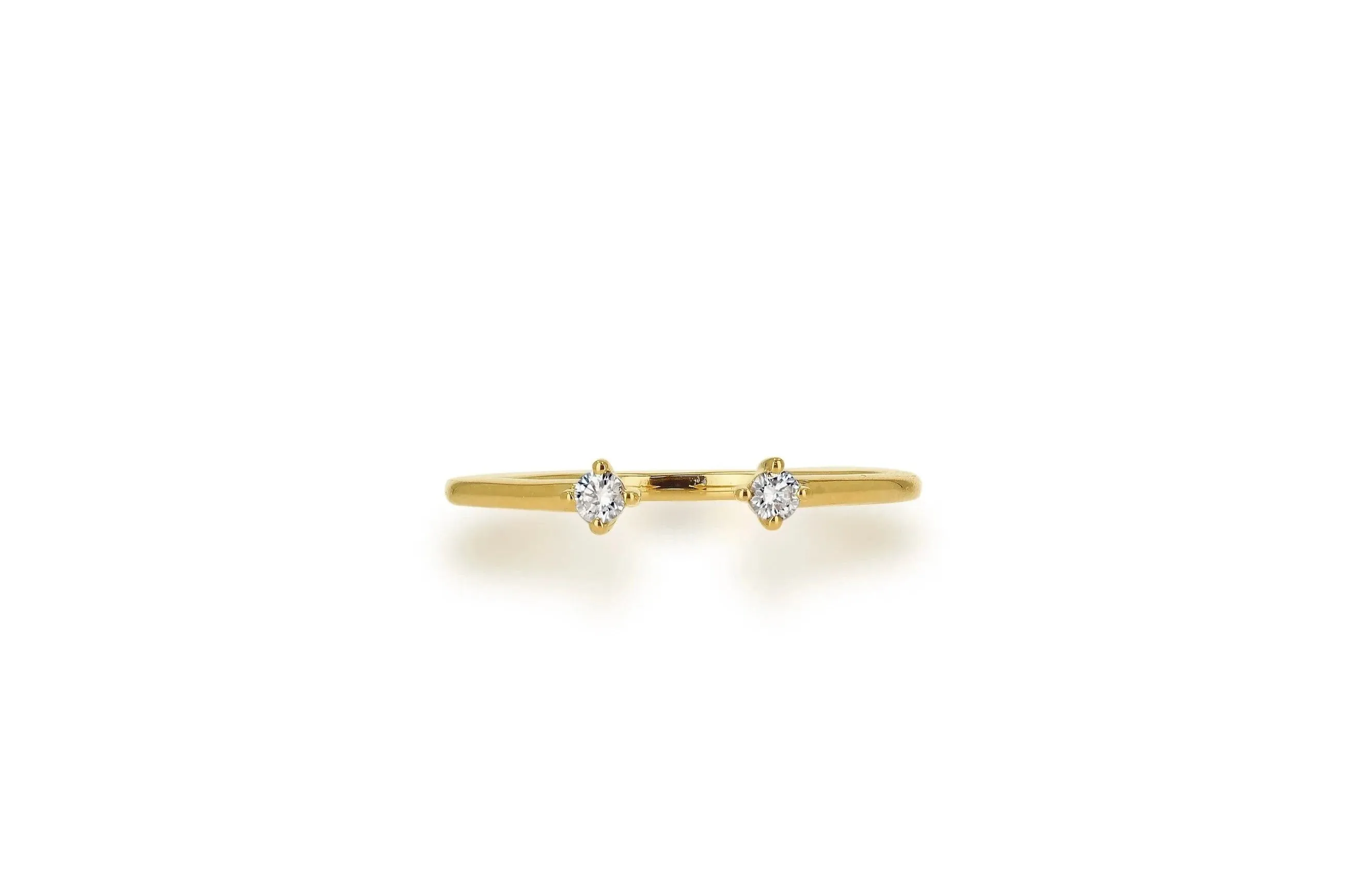 Rachel Reid Open Diamond Dot Ring