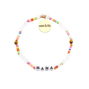 Rainbow Disc Bead Bracelet for Mom & Grandma