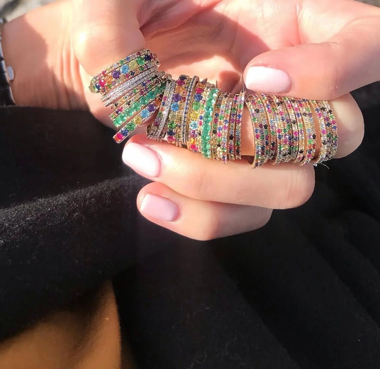 Rainbow Eternity Band