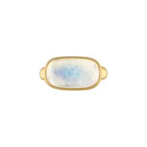 Rainbow Moonstone Tegula Ring