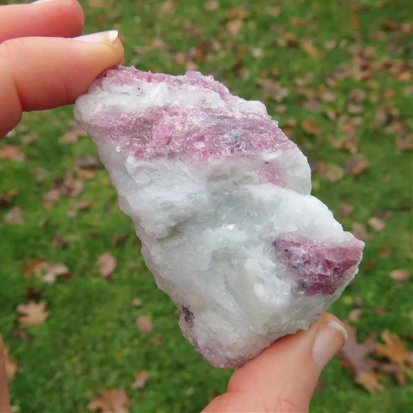 Raw Pink Tourmaline Rubellite Quartz