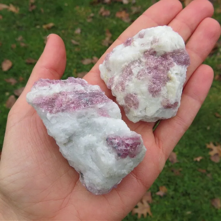 Raw Pink Tourmaline Rubellite Quartz