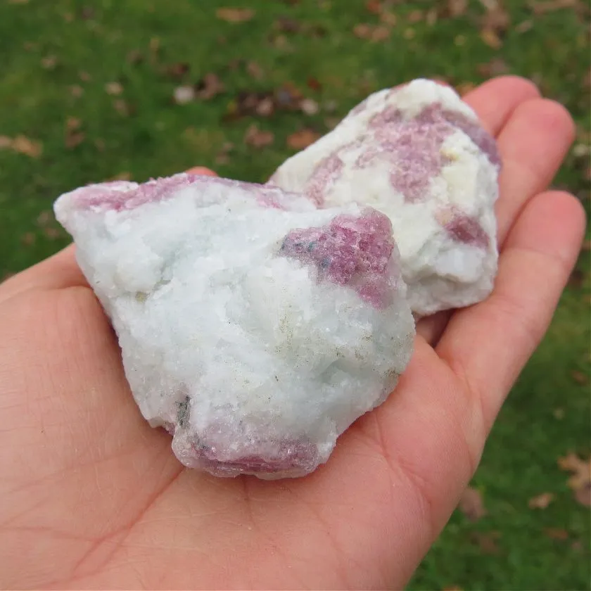 Raw Pink Tourmaline Rubellite Quartz