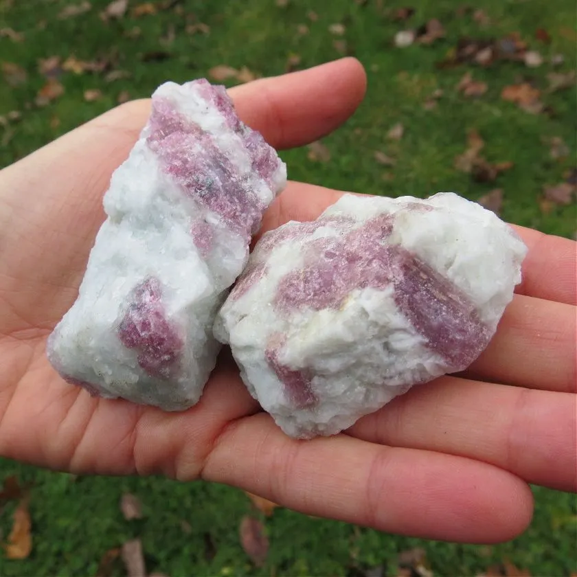 Raw Pink Tourmaline Rubellite Quartz