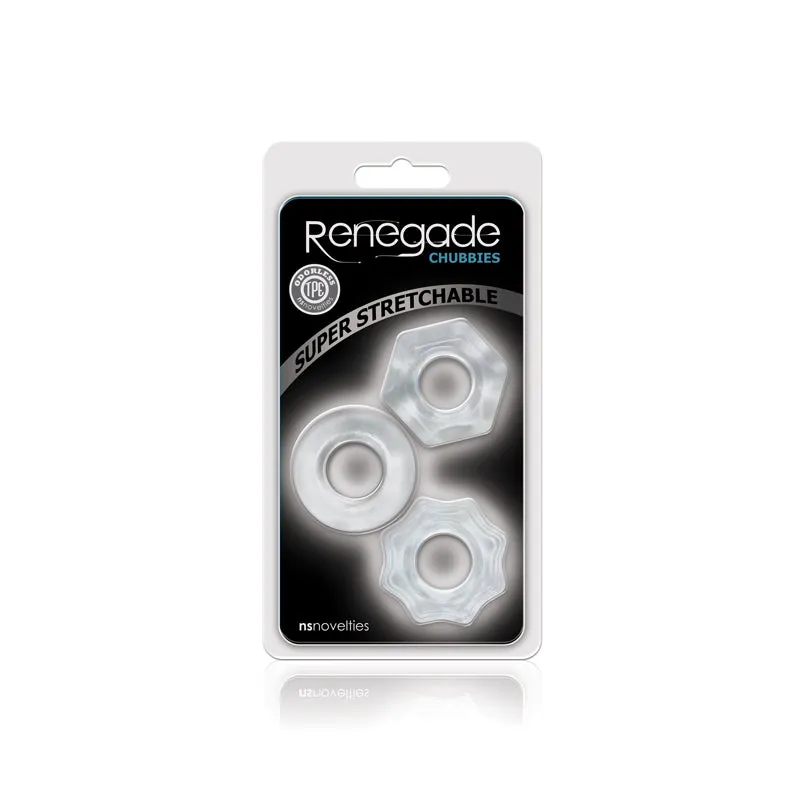 Renegade Chubbies Penis Rings 3 Pack