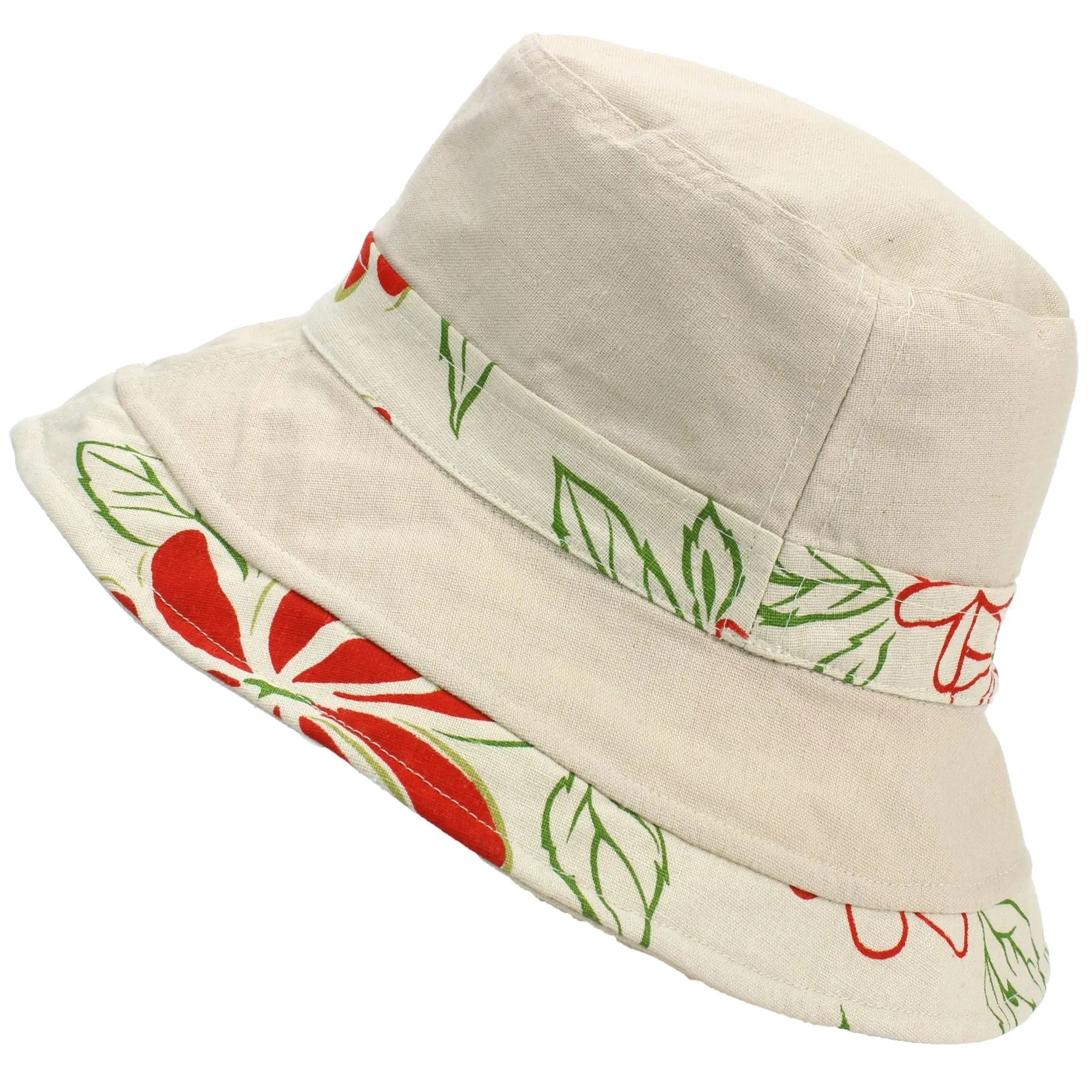 Reversible Bucket Hat - Red