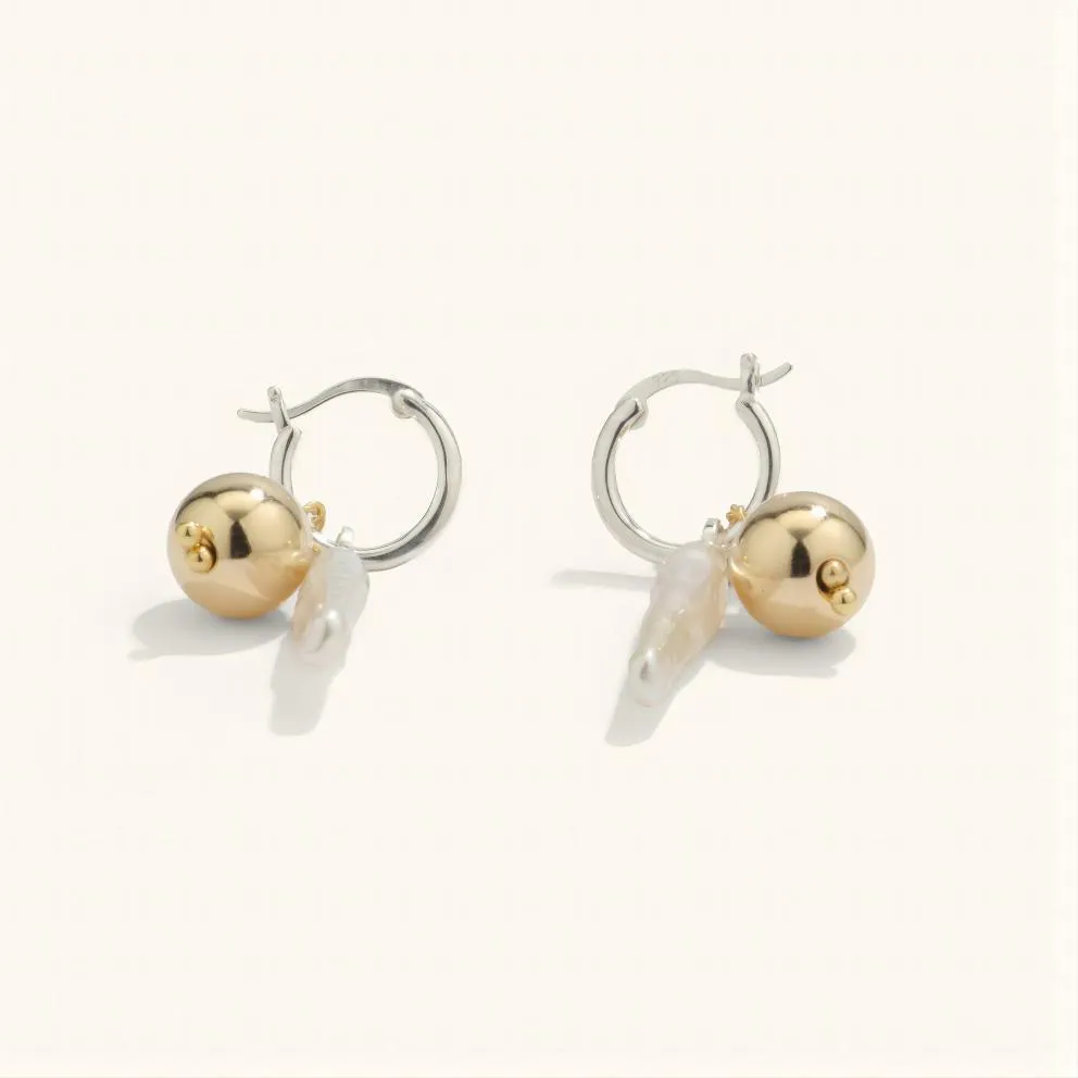 Romantic Baroque Pearl Drop Earrings